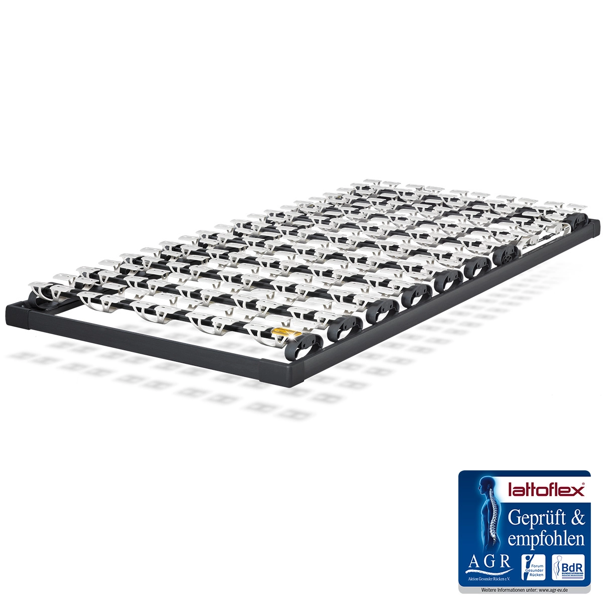 Lattoflex 200 Rahmen mit AGR ev Guetesiegel.